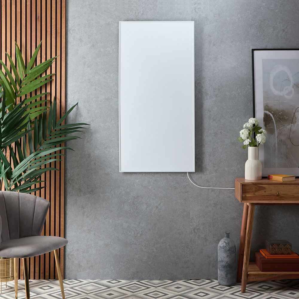 Radiateur Infrarouge - Panneau chauffant électrique intelligent - Avec cadre – Blanc – 720W - 59,5 cm x 119,5 cm – Teplo