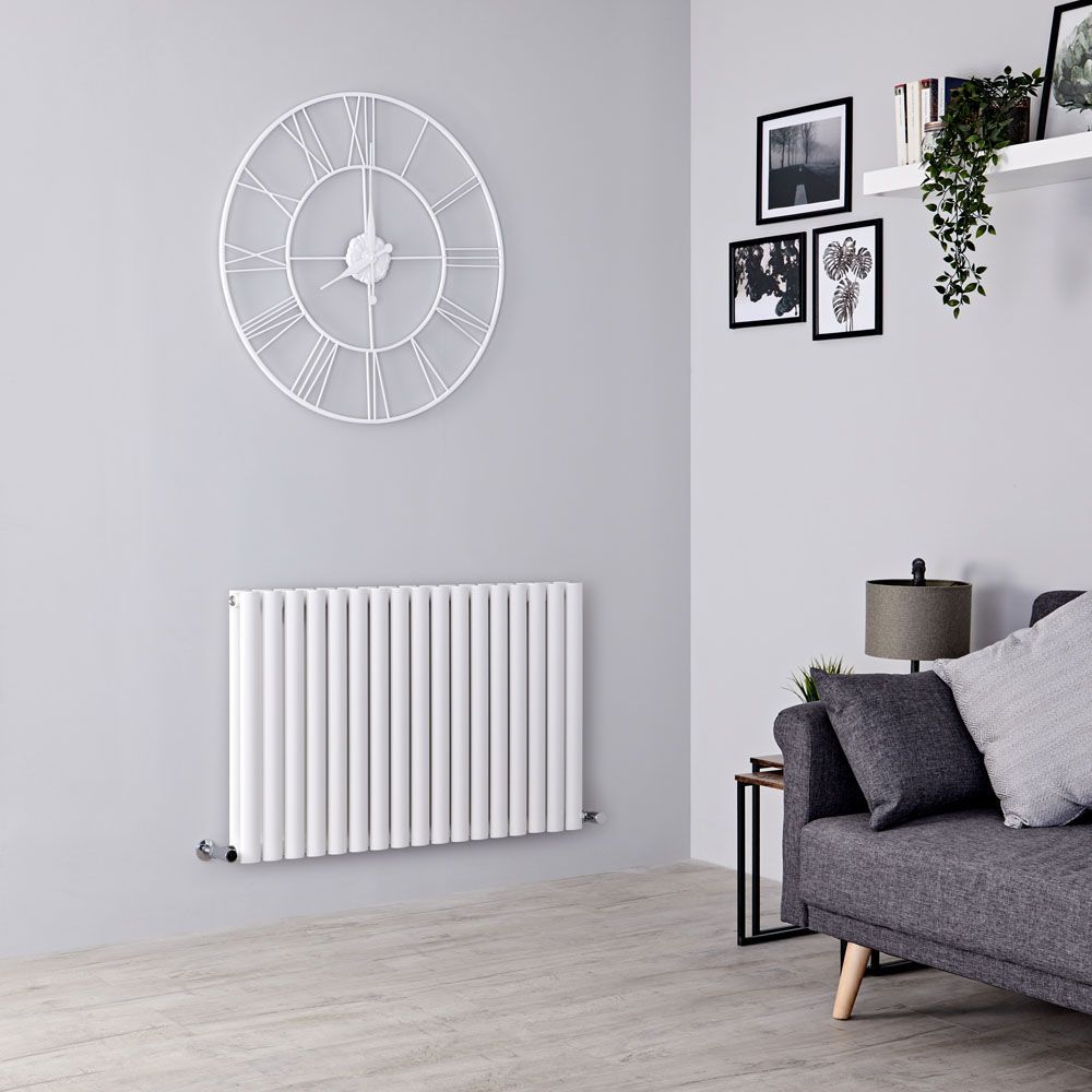 Radiateur design horizontal – Choix de finitions (blanc, anthracite, noir & gris clair mat) et de tailles – Vitality