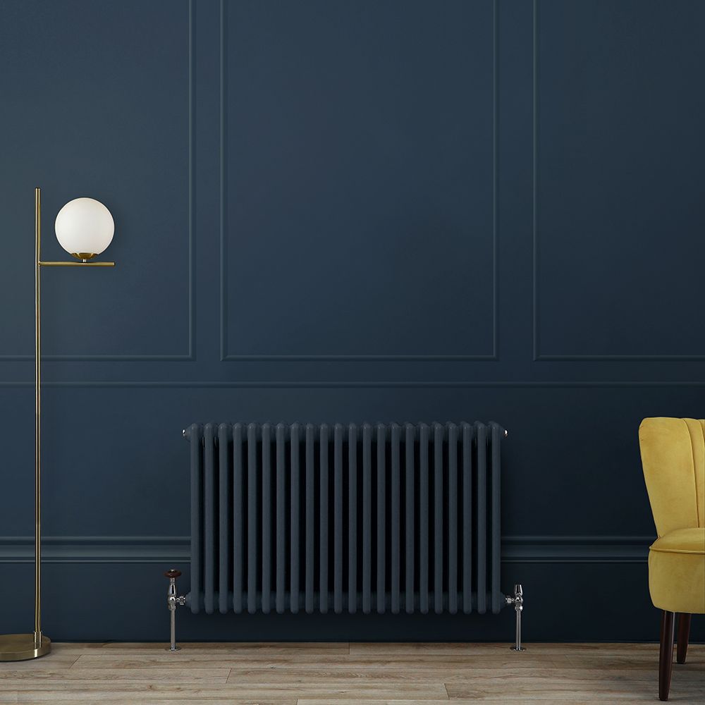 Radiateur horizontal style fonte – Triple rang – Choix de finitions (finition douce) et de tailles - Windsor
