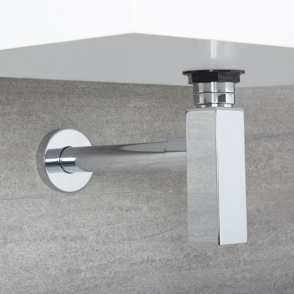 Square Bottle Trap & Extension Tube