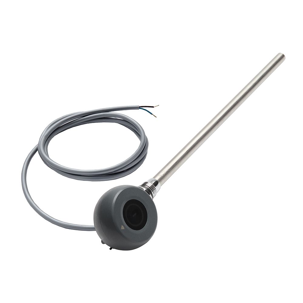 Élément chauffant thermostatique Wi-Fi horizontal – Anthracite – Choix de puissances et options de branchement et de câblage - ECOSO par Hudson Reed