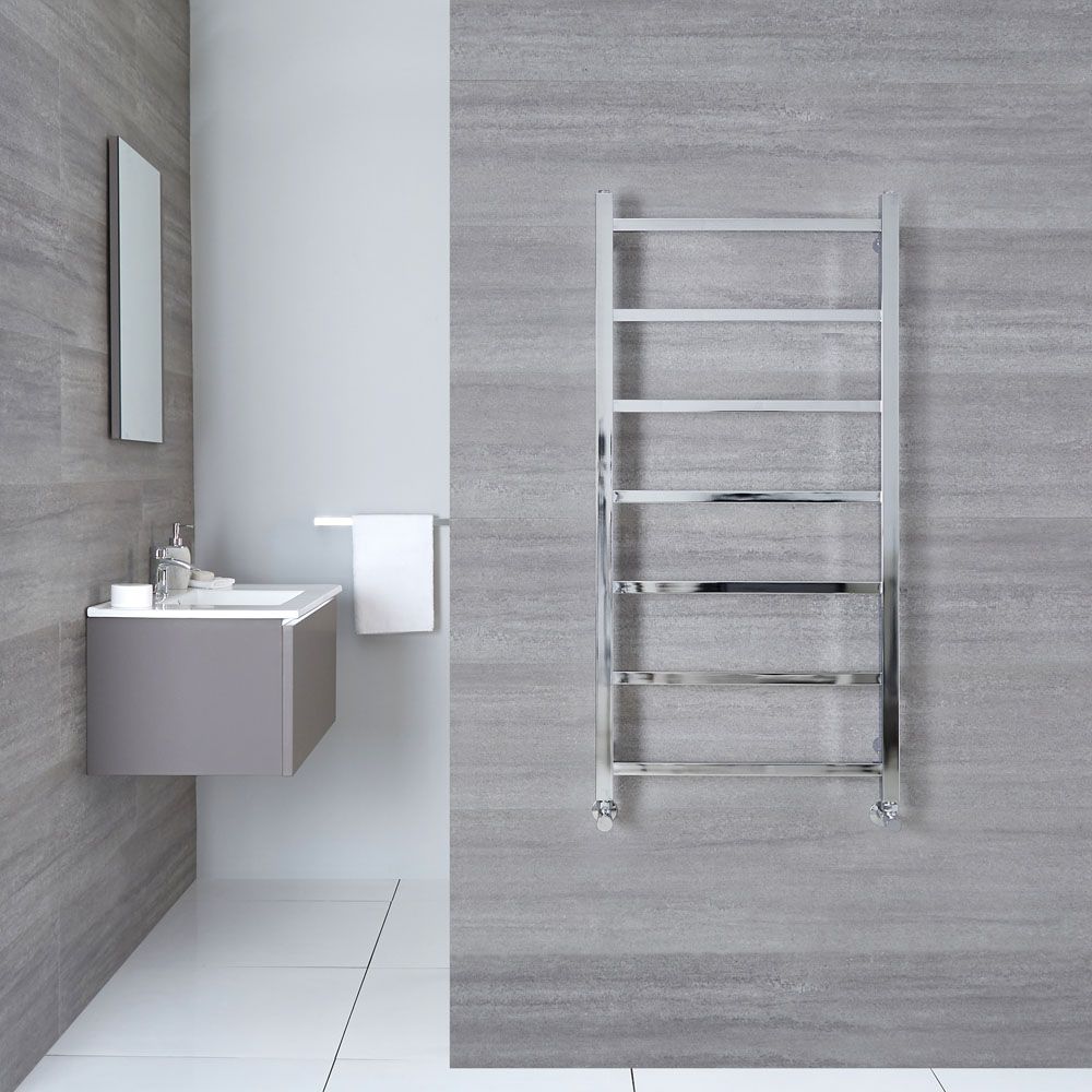Sèche-serviettes - Chromé - 120 cm x 60 cm - Eton