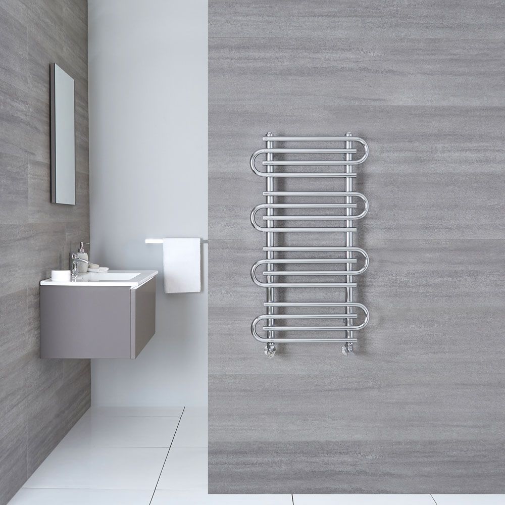 Sèche-Serviettes Chromé Select 90cm x 51cm x 6,5cm 357 Watts