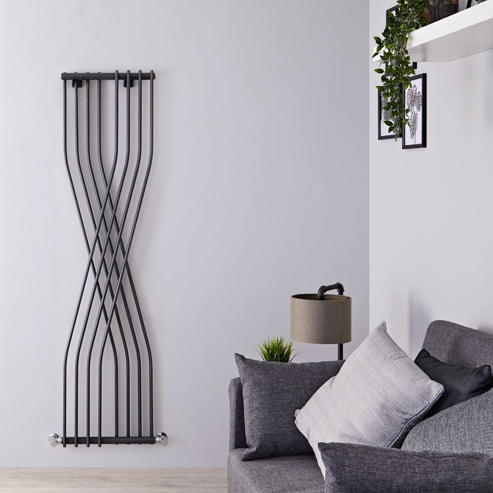 Radiateur design vertical – 177,5 cm x 45 cm – Anthracite - Xcite