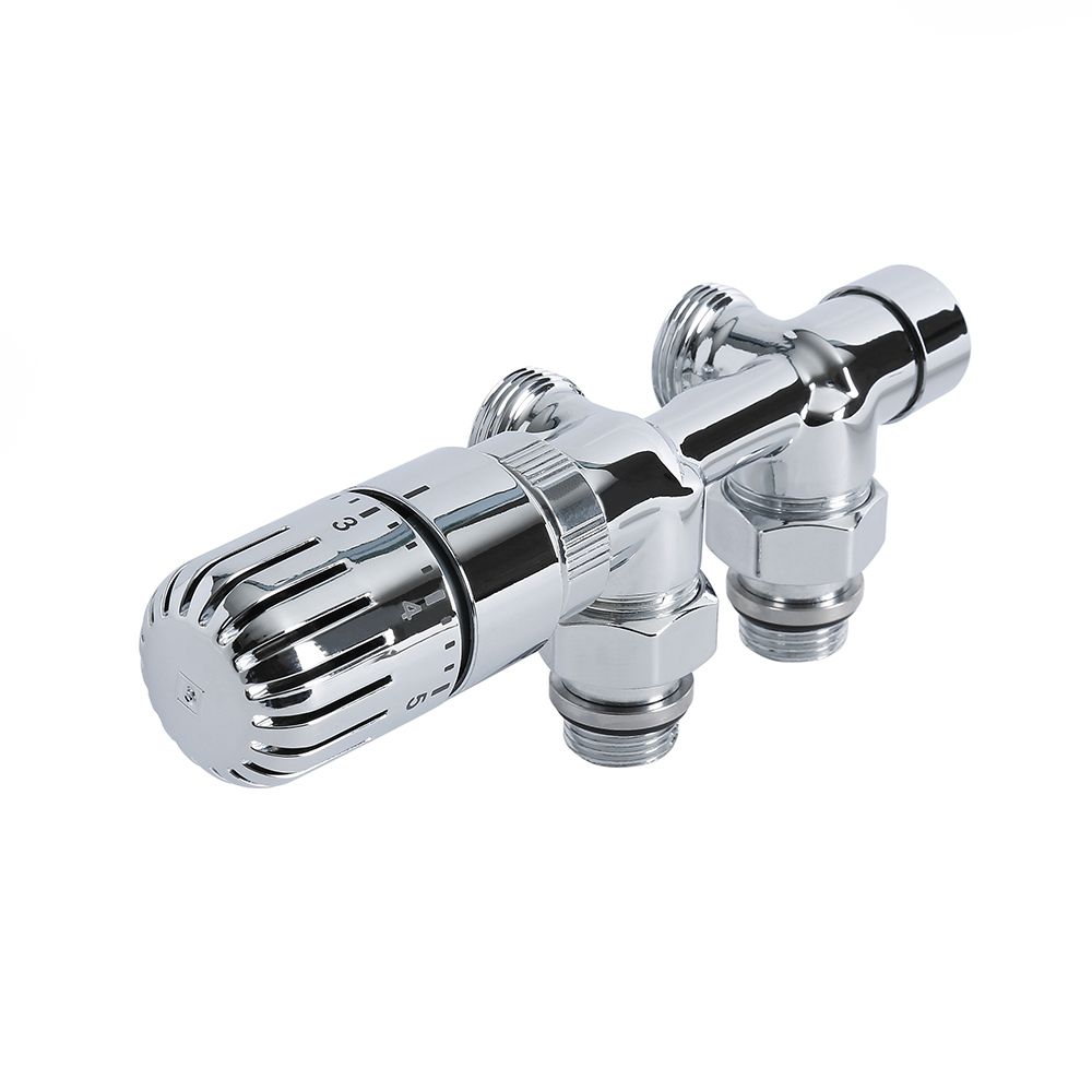 Robinet de radiateur thermostatique – Raccordement central - Choix d'adaptateurs multicouche - PEX & Cuivre