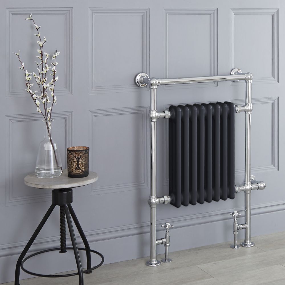 Sèche-serviettes rétro – Anthracite – Choix de tailles - Elizabeth
