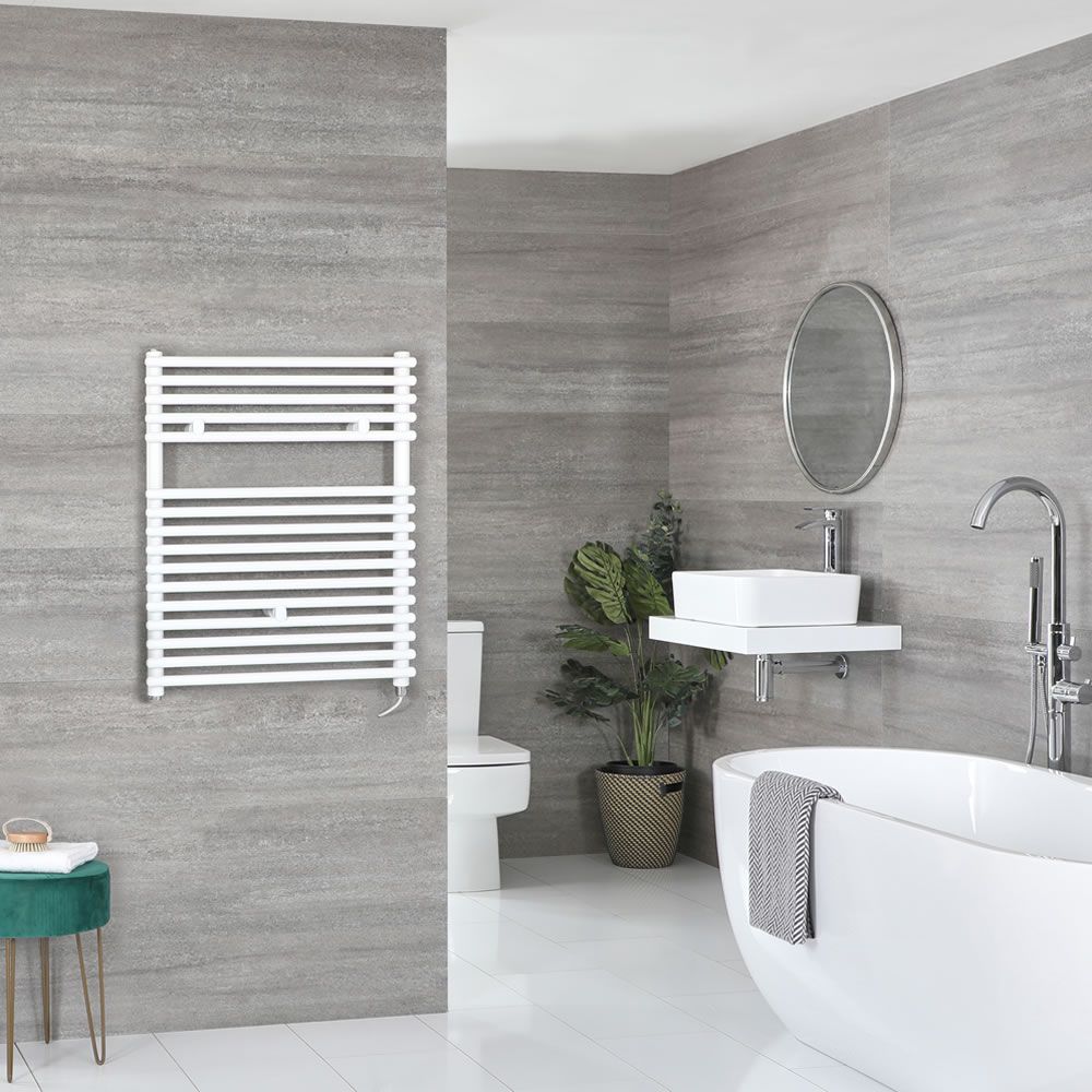 Sèche-serviettes électrique – Blanc – 73 cm x 45 cm - Arno