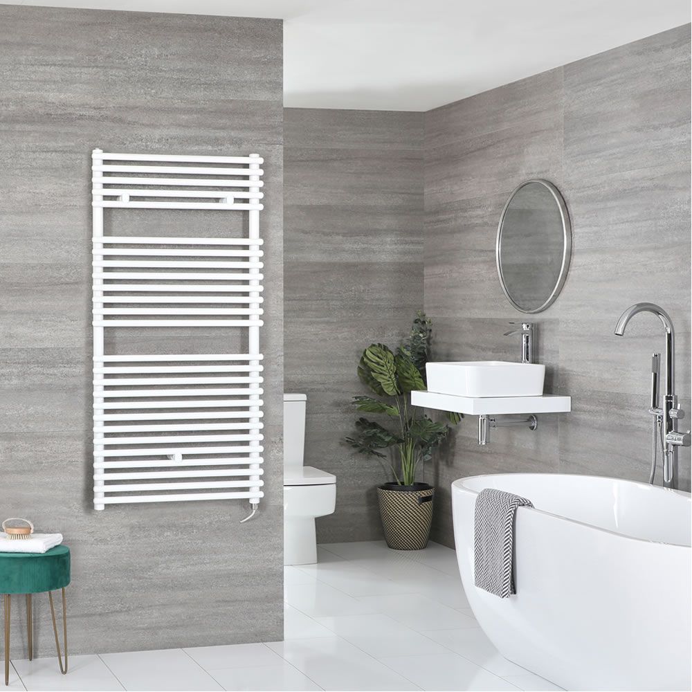 Sèche-serviettes électrique – Blanc – 119 cm x 45 cm - Arno