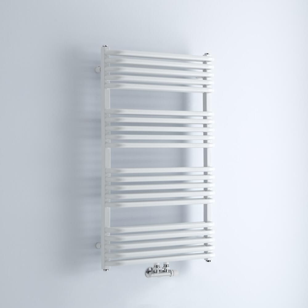 Sèche-serviettes eau chaude - Blanc - 100 x 60 cm - Arch