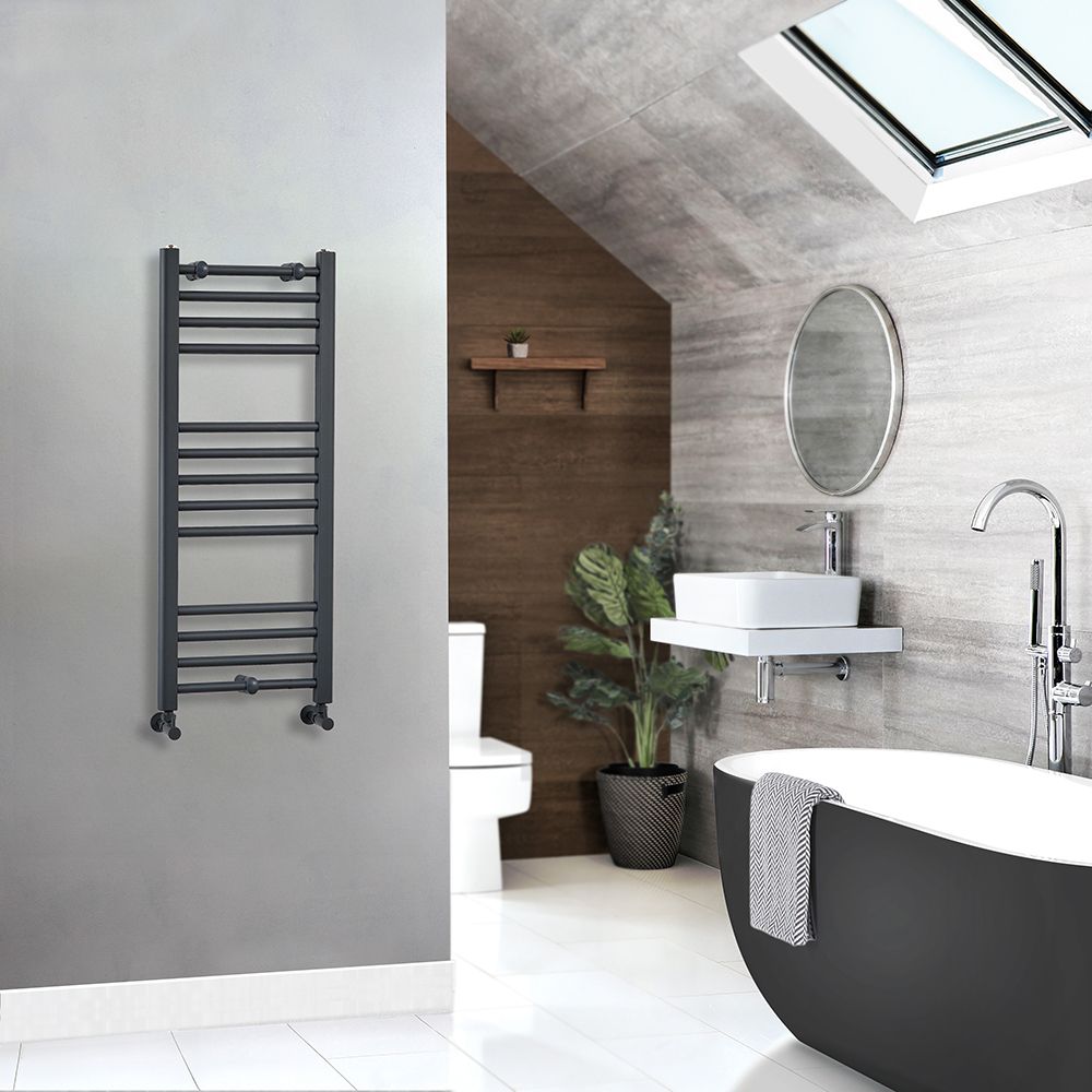 Sèche-serviettes plat – Anthracite – 100 cm x 40 cm - Artle