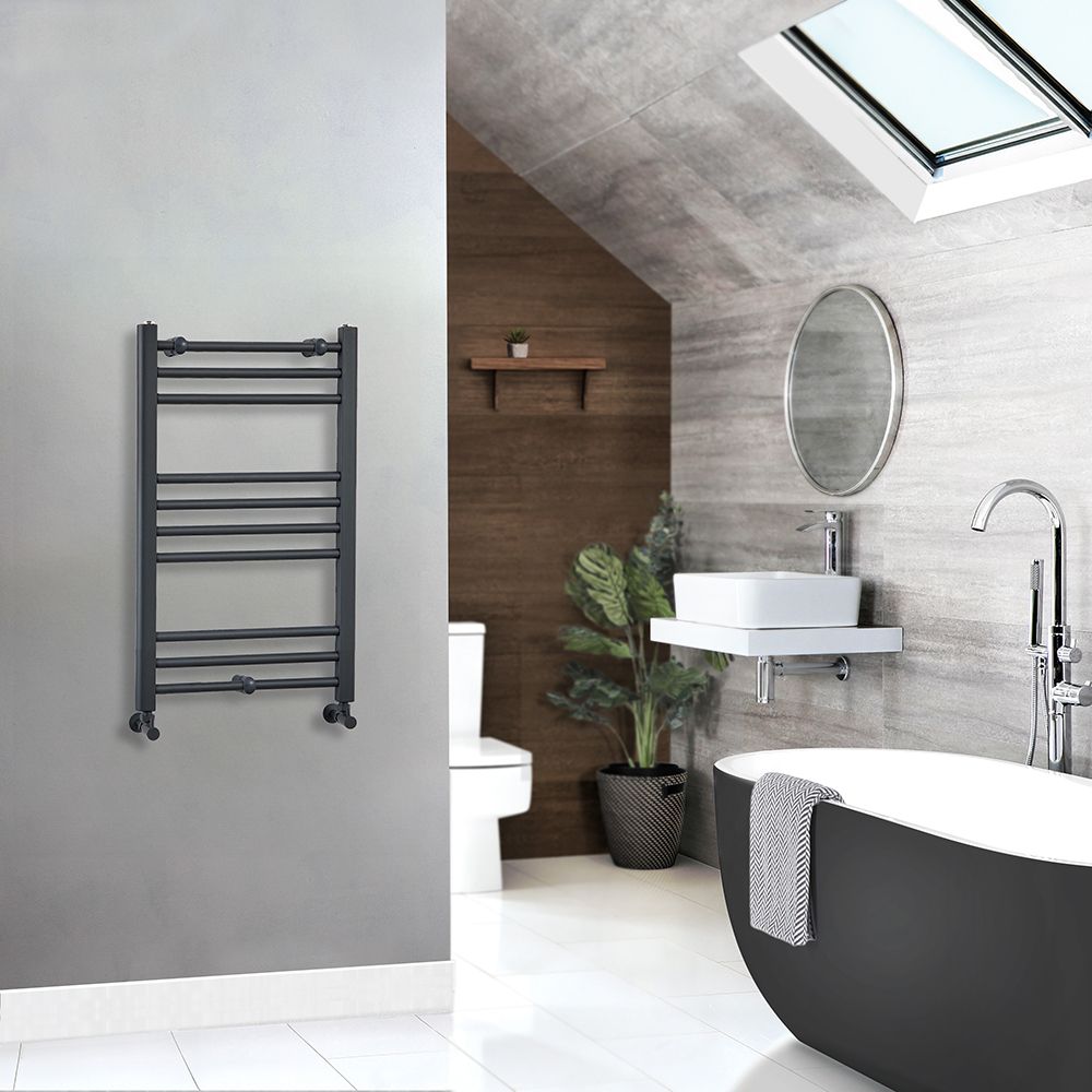 Sèche-serviettes plat – Anthracite – 80 cm x 50 cm - Artle
