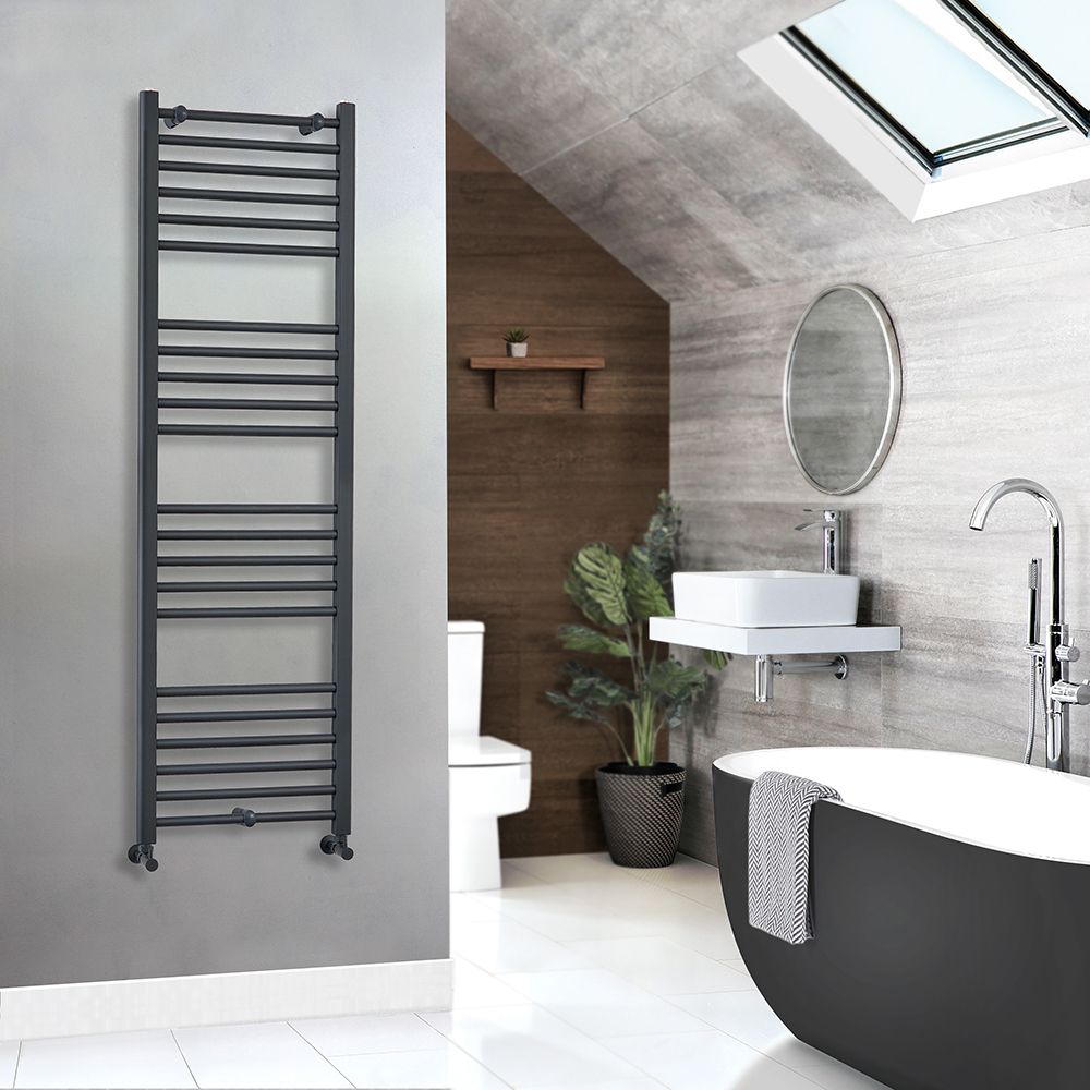 Sèche-serviettes plat – Anthracite – 160 cm x 50 cm - Artle
