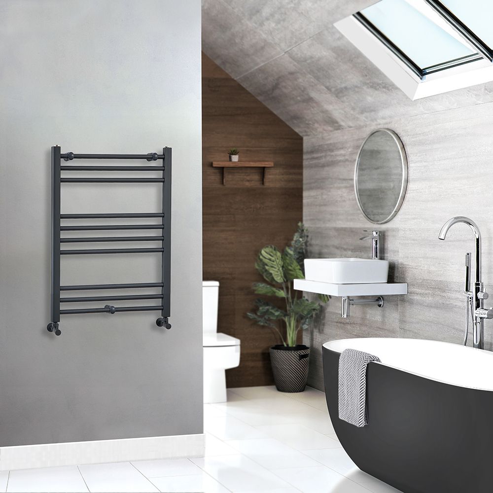 Sèche-serviettes plat – Anthracite – 80 cm x 60 cm - Artle