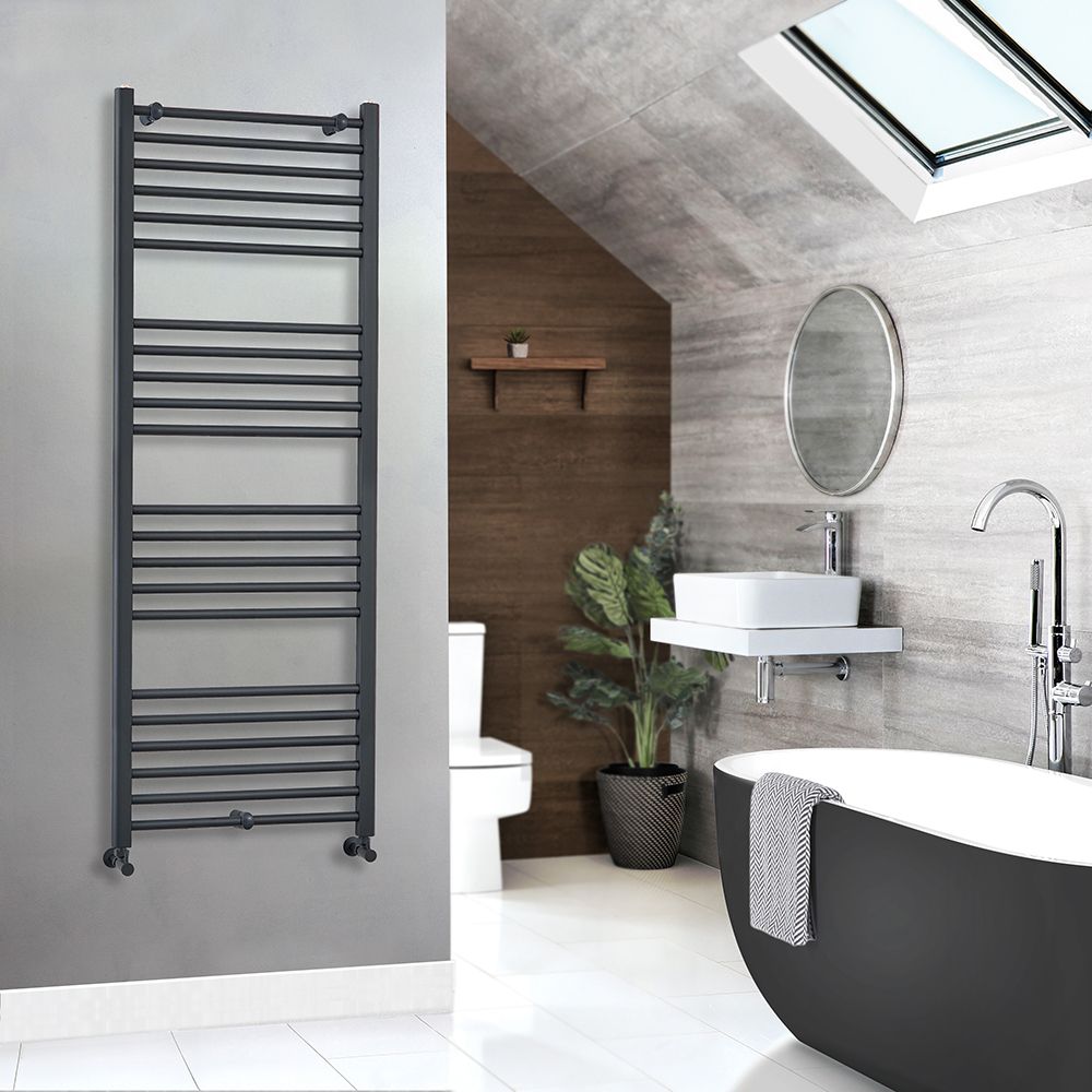 Sèche-serviettes plat – Anthracite – 160 cm x 60 cm - Artle