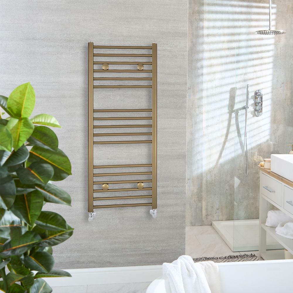 Sèche-serviettes plat – Bronze métallique – Choix de tailles – Ive