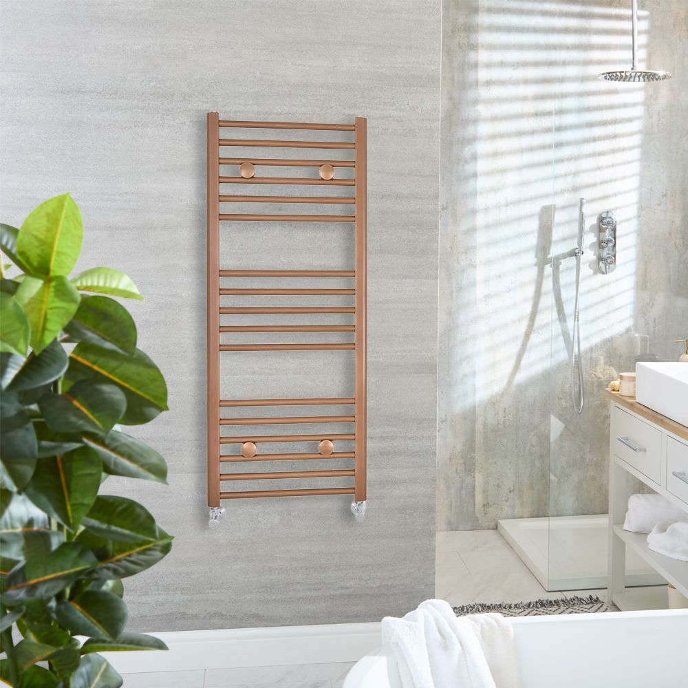 Sèche-serviettes plat – Cuivre métallique – Choix de tailles – Ive