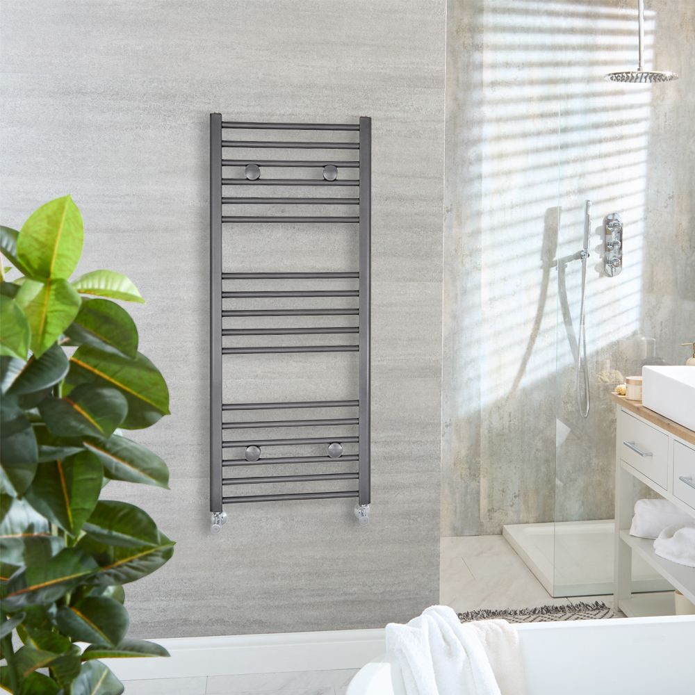 Sèche-serviettes plat – Étain – Choix de tailles – Ive