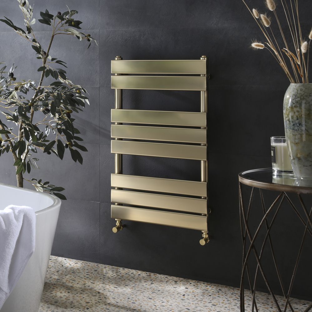 Sèche-serviettes – Or satiné – 80 cm x 50 cm - Lustro
