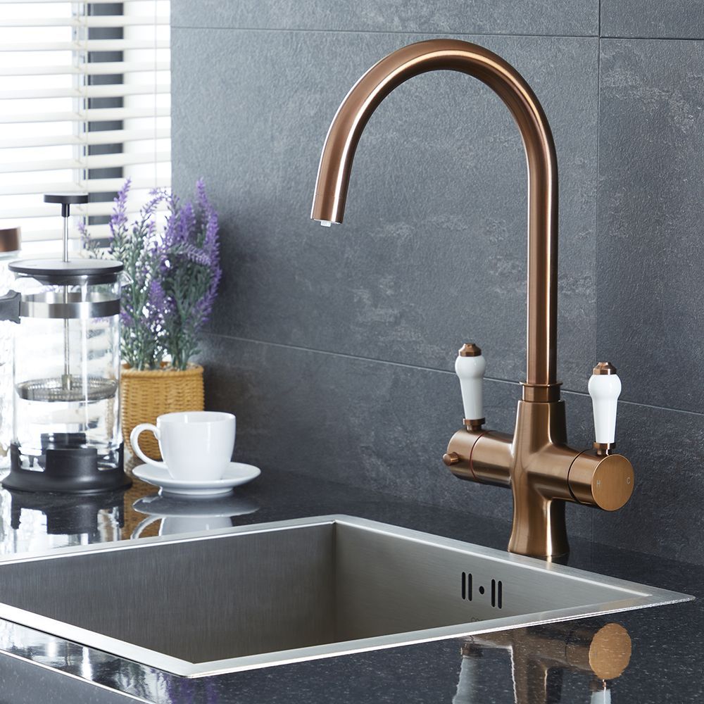 Robinet eau bouillante instantanée 3-en-1 rétro – Choix de finitions – Elizabeth