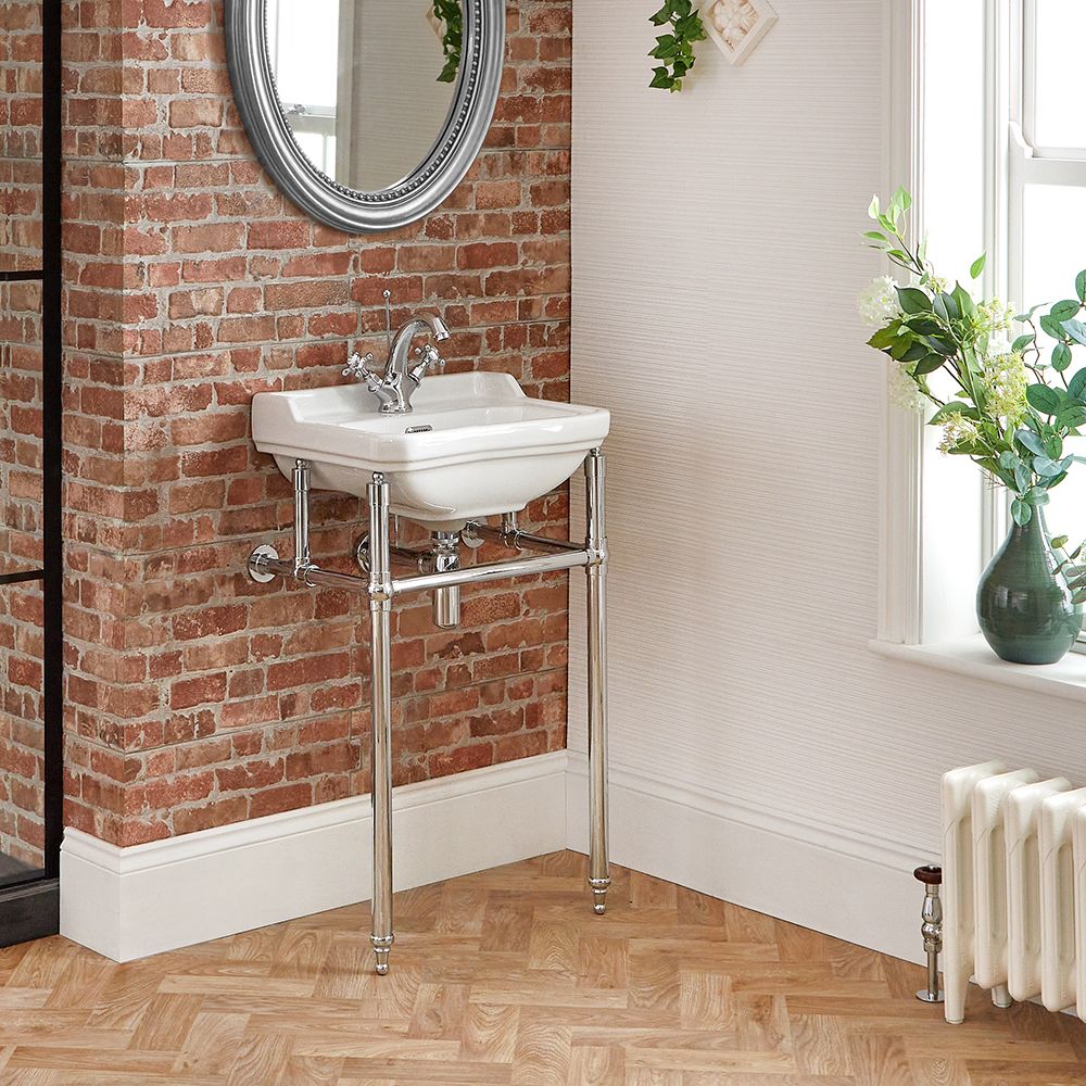 Lavabo sur pieds rétro – 50 cm x 35 cm - Richmond