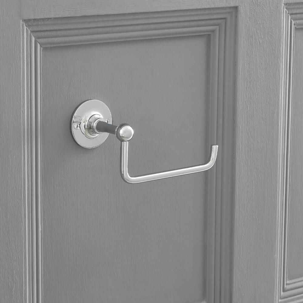 Dérouleur de papier toilette chromé