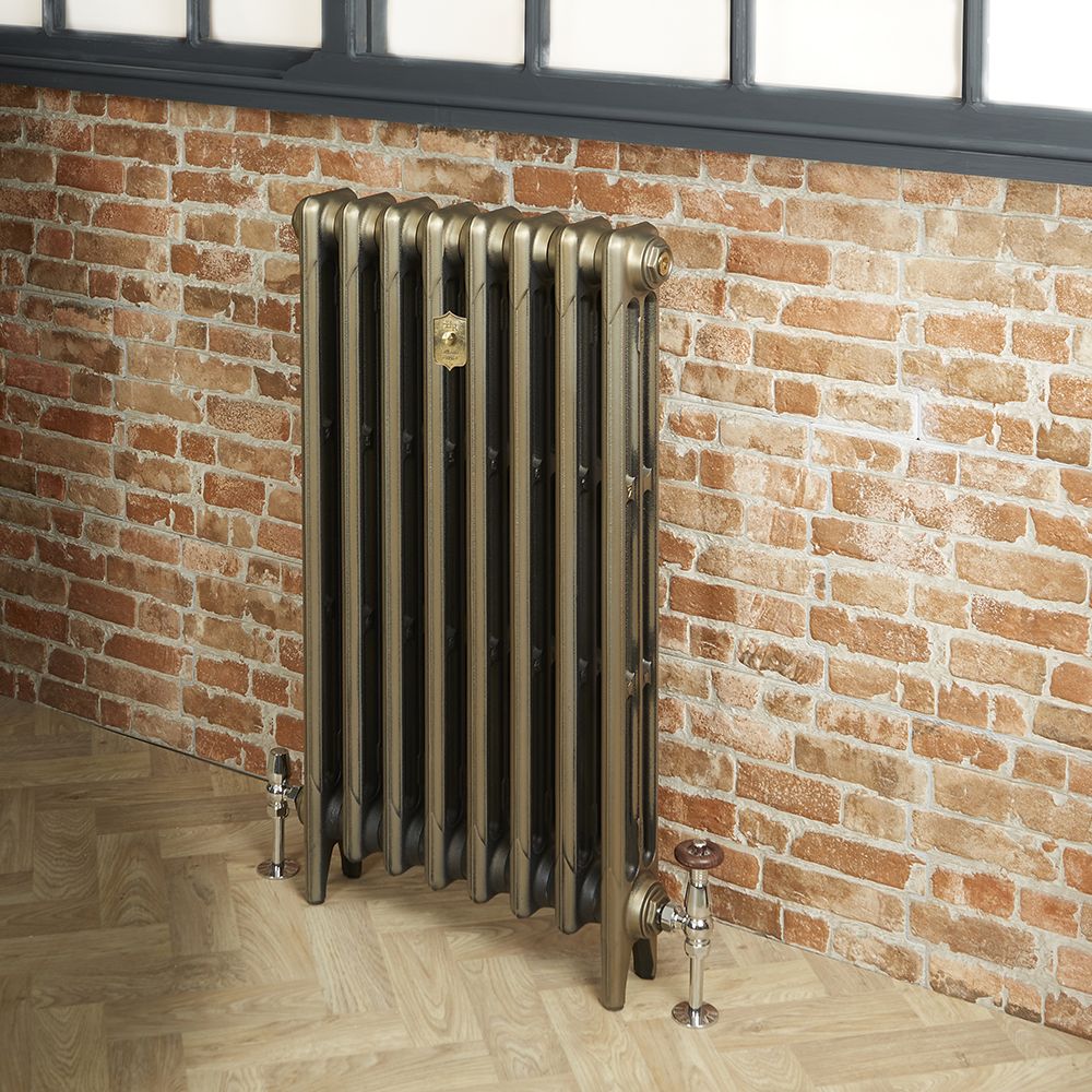 Radiateur fonte - 76 cm - Laiton naturel - Choix de tailles - Mercury