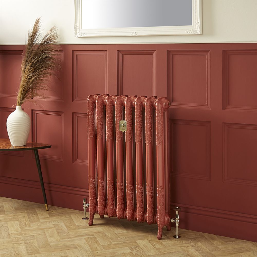 Radiateur fonte fleuri - 95 cm - Eating Room Red 43 de Farrow & Ball  - Choix de Tailles - Charlotte