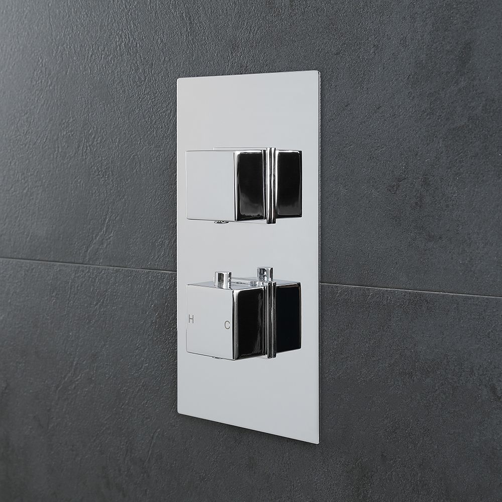 Mitigeur Douche Thermostatique Encastré Kubix Cubique