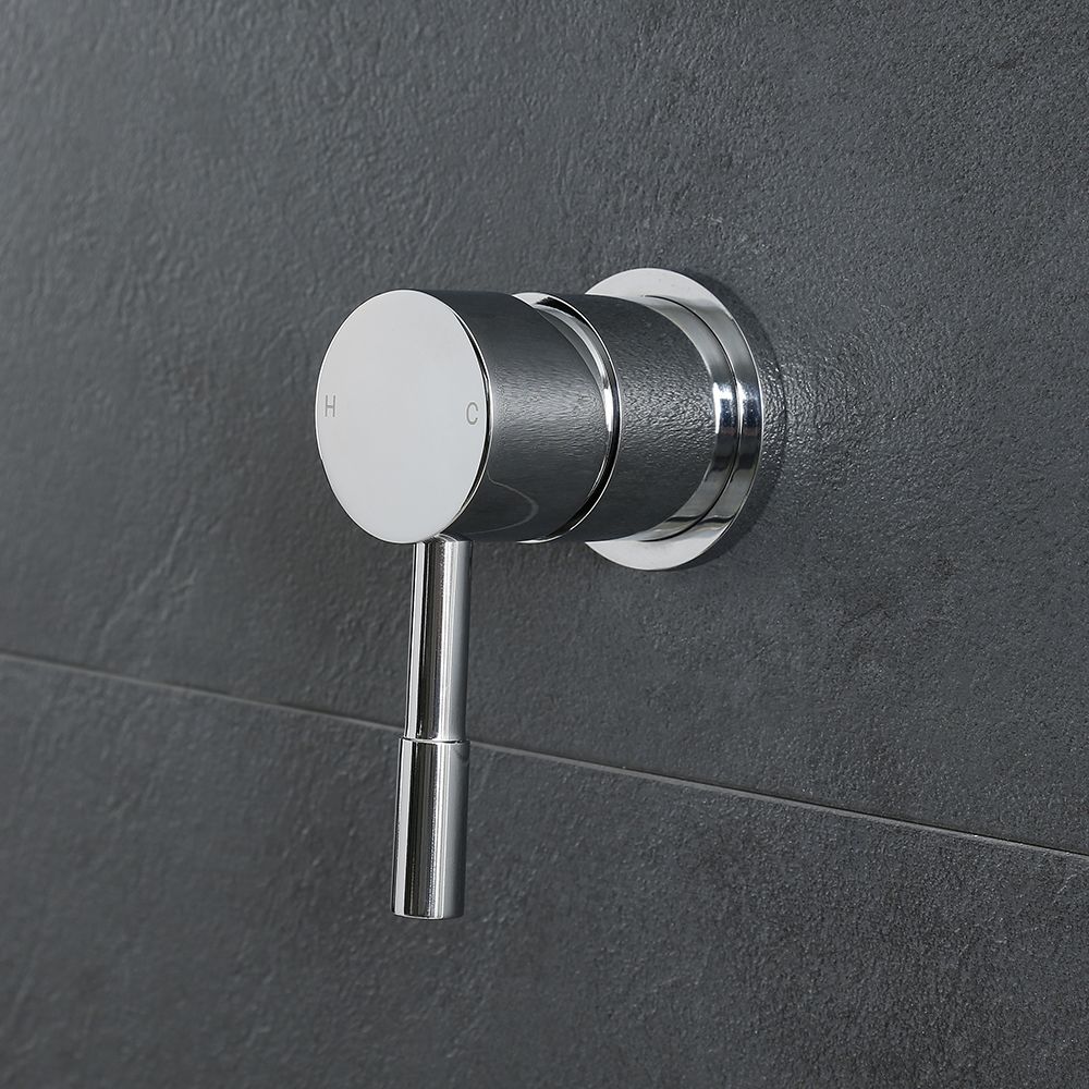 Mitigeur de douche mécanique rond – 1 fonction – Chromé - Como