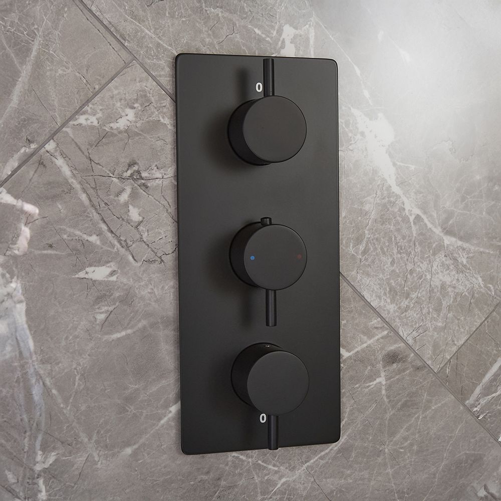 Mitigeur douche thermostatique encastrable - 2 fonctions - Choix de finitions - Otto