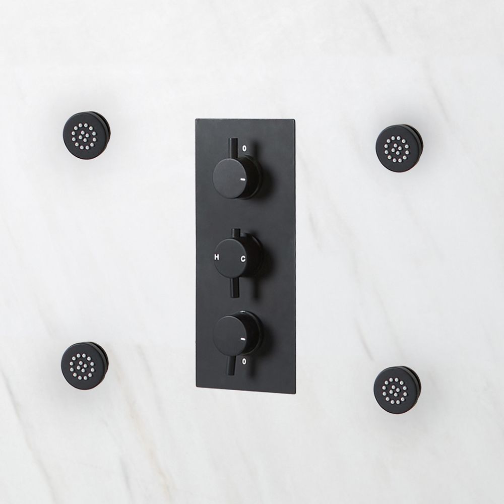 Buses hydromassantes – Noir – x4 – Nox