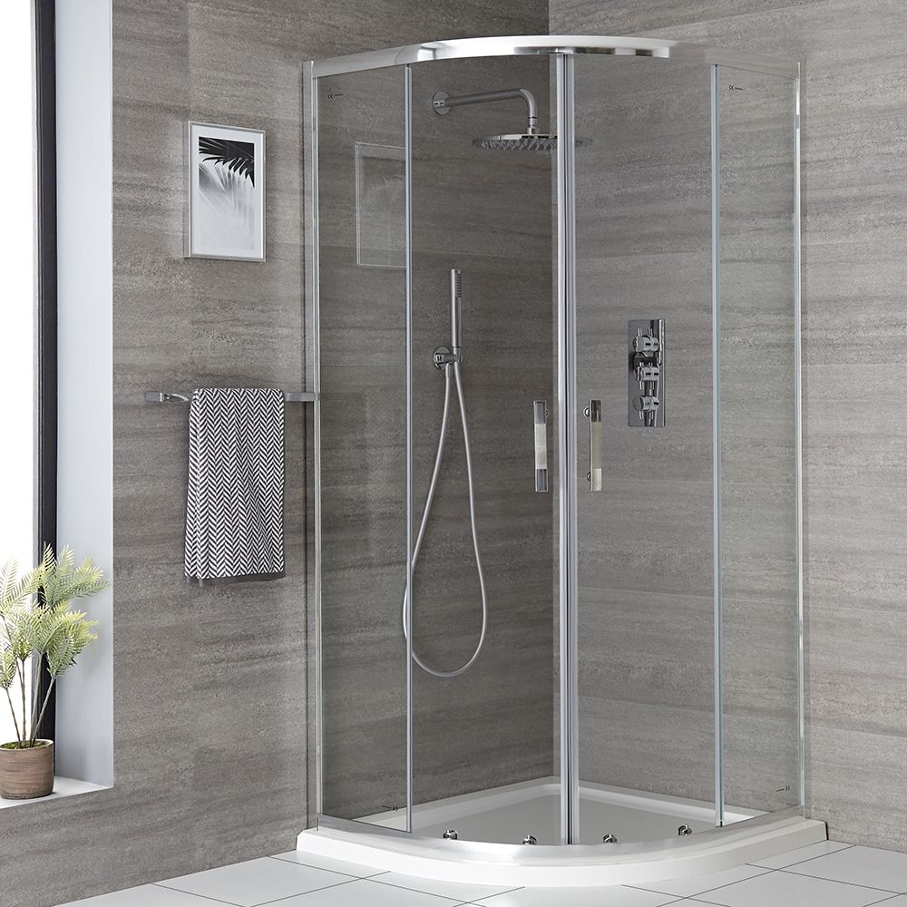 Porte de douche quart de cercle – Choix de tailles – Portland