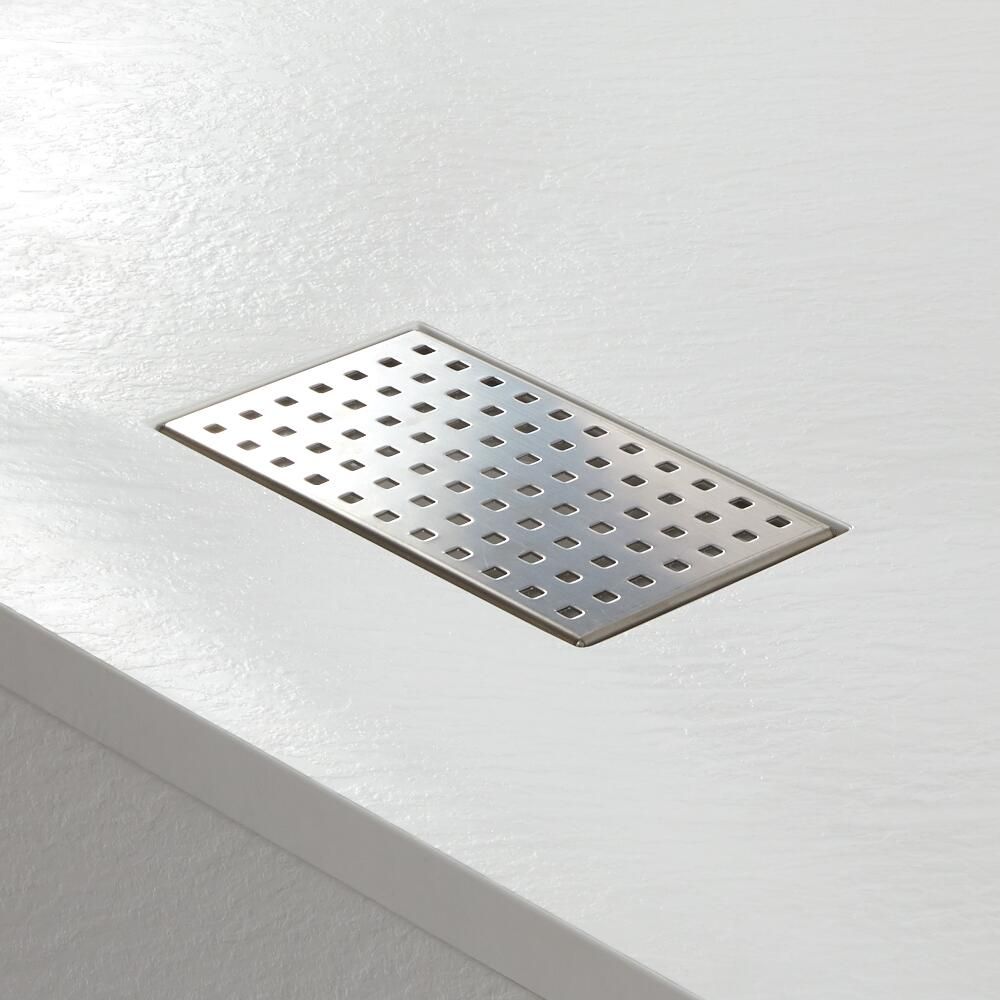 Cache caniveau de douche – Acier inoxydable
