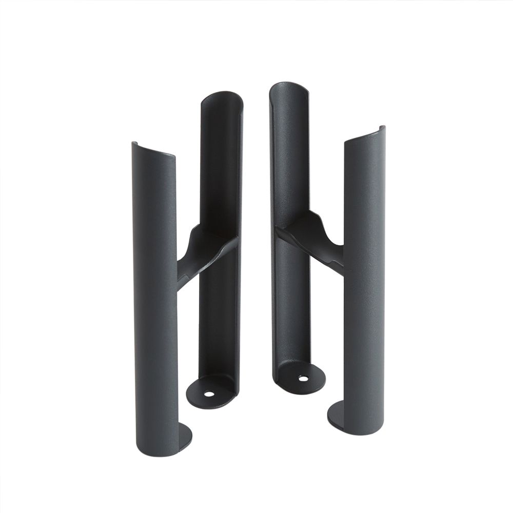 Pieds de radiateur pour radiateurs rétro à double rangs de colonnes – Anthracite - Windsor