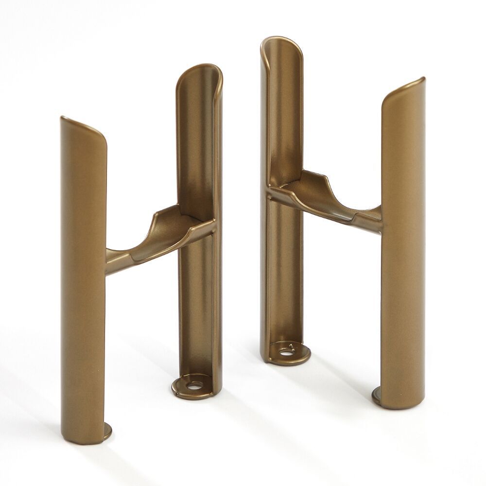 Pieds de radiateur pour les radiateurs style fonte à triple colonnes – Choix de finitions (finition métallisée) – Windsor