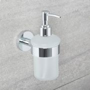Distributeur de savon moderne – Chromé - Como
