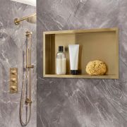 Niche de douche rectangulaire – 64 cm x 34 cm – Choix de finitions