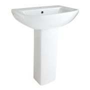 Lavabo sur colonne - 60 cm (1 trou) - Dalton
