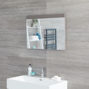 Miroir – Gris mat – 70 cm x 50 cm - Newington