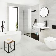 Bras de douche noir - Nox