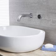 Bec verseur mural pour baignoire ou lavabo avec commande digitale – chromé - Mirage