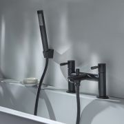 Robinet bain-douche moderne - Noir - Nox