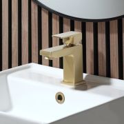 Mitigeur lavabo – Or satiné - Lyra