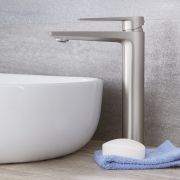 Mitigeur lavabo haut - Nickel brossé - Harting