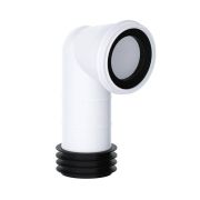Raccord cuvette 90 degrés – Blanc – Cranplas