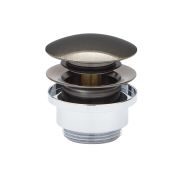 Bonde lavabo clic clac universelle - Laiton brossé