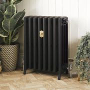 Radiateur fonte - H 66 cm - 4 rangs de colonnes – Noir ardoise – Choix de tailles - Isabel