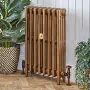 Radiateur fonte – 4 rangs – H 96 cm – Or brûlé – Choix de tailles - Mercury