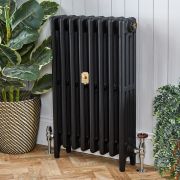 Radiateur fonte – 4 rangs – H 96 cm – Noir ardoise – Choix de tailles - Mercury