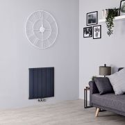 Radiateur design horizontal en aluminium – 60 cm – Anthracite – Choix de largeurs - Aurora